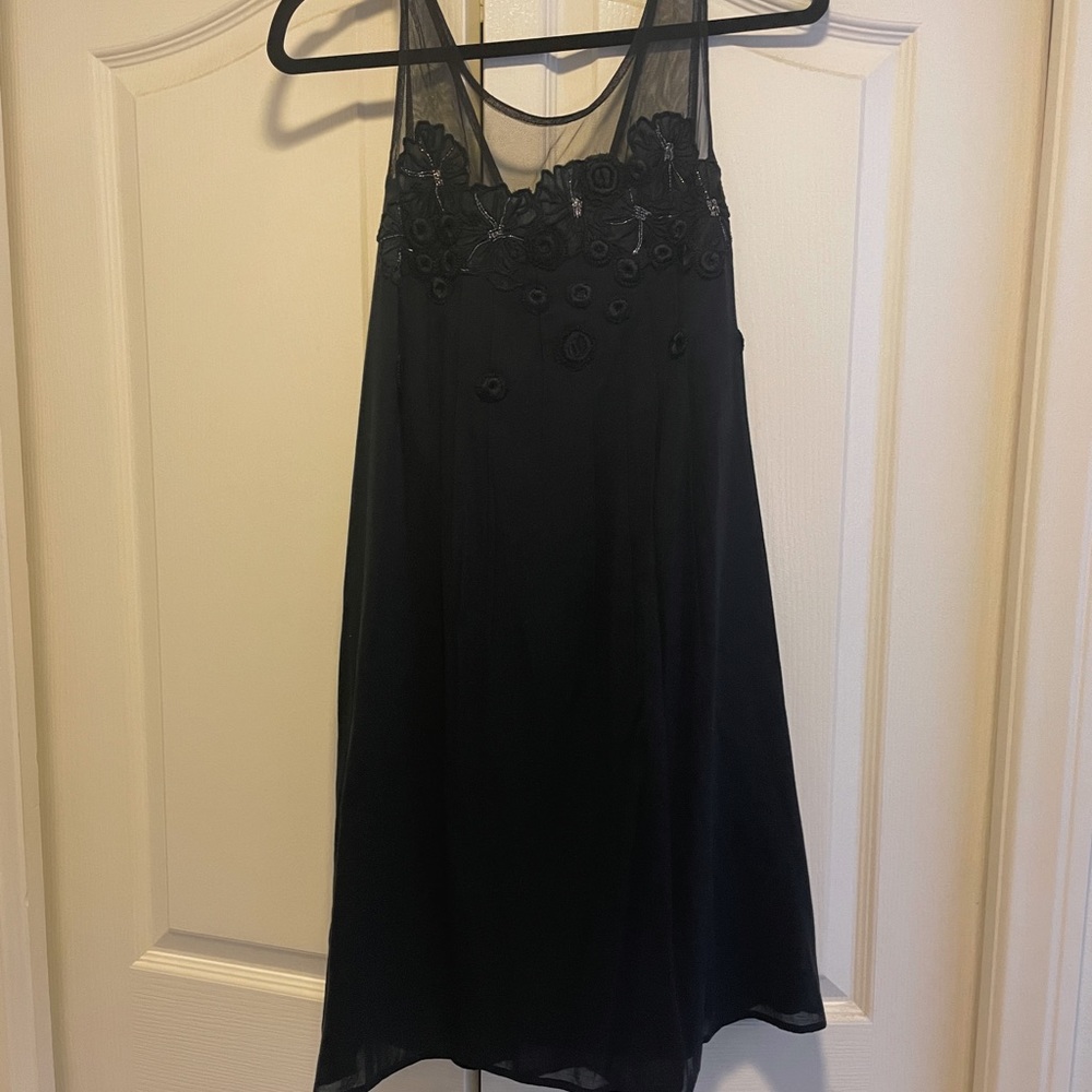 Meadow Rue Sheer top dress from Anthropologie. Size 8